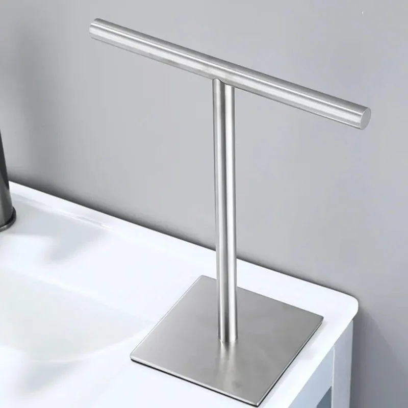 Serene Splash Badezimmer-Bianca Towel Rack - Modern Bathroom Organizer