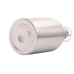 Tom Küche & Esszimmer-Bierkrug mit Bügelverschluss aus Edelstahl – langlebiger Behälter für selbstgebrautes Bier