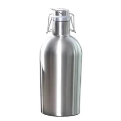 Tom Küche & Esszimmer-Bierkrug mit Bügelverschluss aus Edelstahl – langlebiger Behälter für selbstgebrautes Bier