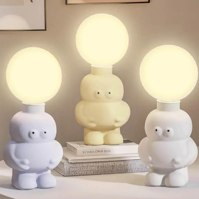 Bright Accents Beleuchtung-Bigfoot Schreibtischlampe - Einzigartige Sasquatch Resin Tischleuchte