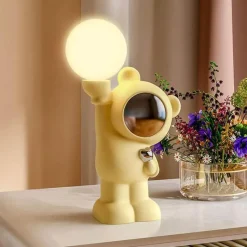 Bright Accents Beleuchtung-Bigfoot Schreibtischlampe - Einzigartige Sasquatch Resin Tischleuchte