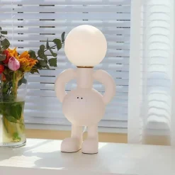 Bright Accents Beleuchtung-Bigfoot Schreibtischlampe - Einzigartige Sasquatch Resin Tischleuchte