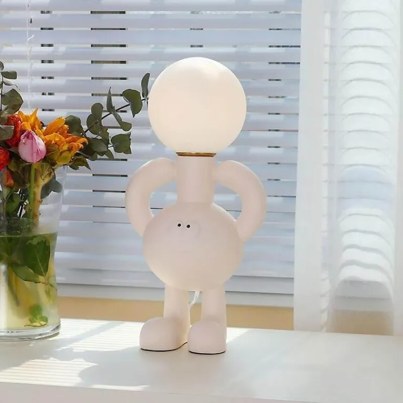 Bright Accents Beleuchtung-Bigfoot Schreibtischlampe - Einzigartige Sasquatch Resin Tischleuchte