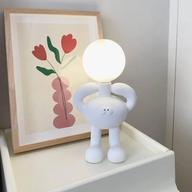 Bright Accents Beleuchtung-Bigfoot Schreibtischlampe - Einzigartige Sasquatch Resin Tischleuchte