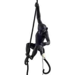 Comfort u0026 Style Beleuchtung-Black Monkey Pendant Lamp - Modern Ceiling Light Fixture
