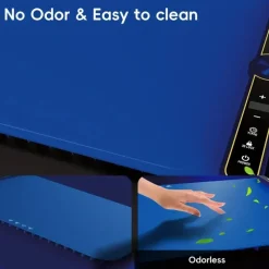 The Decor Haven Küche & Esszimmer|Outdoor-Artikel-Blaues elektrisches Speisenwärmtablett – 9 Temperaturen, faltbares Silikondesign