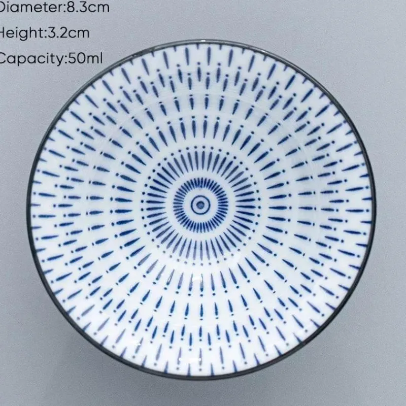 Plates u0026 More Küche & Esszimmer-Blau-weiße Teetasse aus Porzellan – japanische Espressotasse