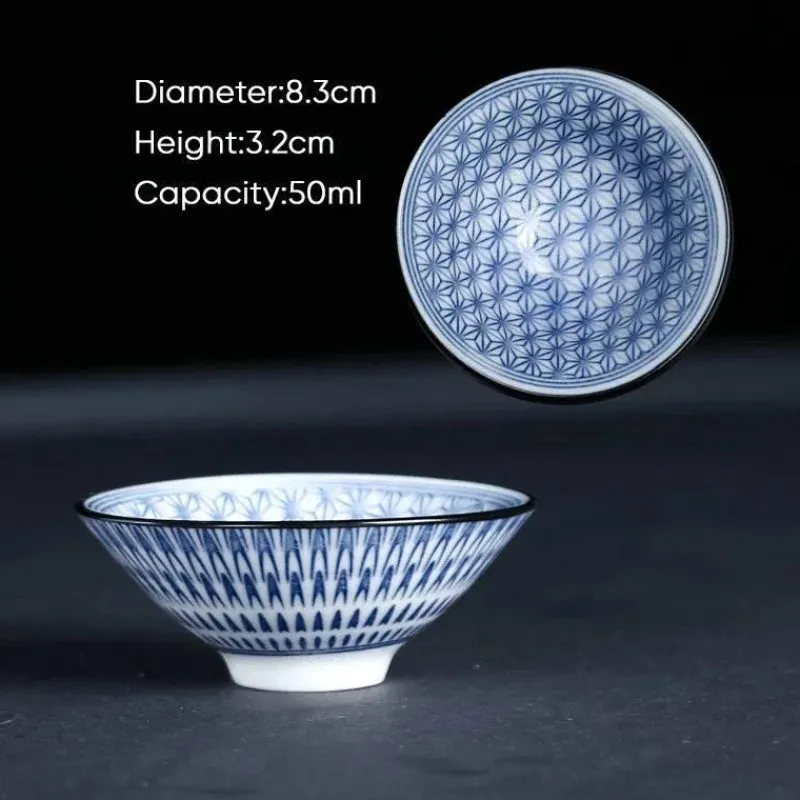 Plates u0026 More Küche & Esszimmer-Blau-weiße Teetasse aus Porzellan – japanische Espressotasse