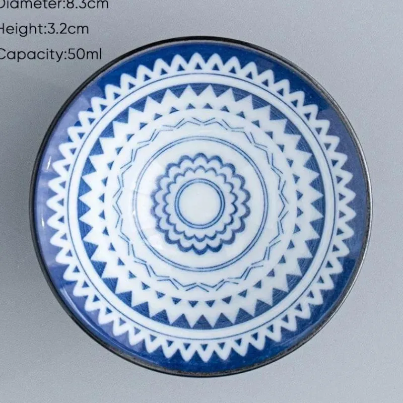 Plates u0026 More Küche & Esszimmer-Blau-weiße Teetasse aus Porzellan – japanische Espressotasse