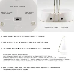 Comfort u0026 Style Beleuchtung-Bluetooth Touch Sensor LED Table Lamp Speaker