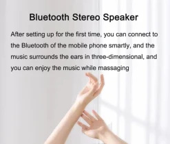 The Relaxation Nook Massageprodukte|Gesundheits-Gadgets-Bluetooth-Augenmassagegerät – Heiße Kompresse zur Stresslinderung