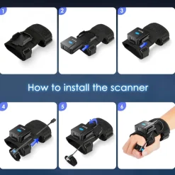 Cozy Living Heimwerkzeuge-Bluetooth-Barcode-Scanhandschuh – Smart Technology Reader