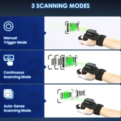 Cozy Living Heimwerkzeuge-Bluetooth-Barcode-Scanhandschuh – Smart Technology Reader