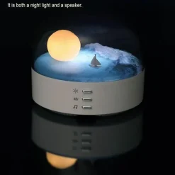 Bright Accents Beleuchtung-Bluetooth-Lautsprecher – Tragbares kabelloses Soundsystem