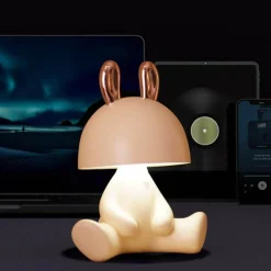 Bright Accents Beleuchtung-Bluetooth-Lautsprecher-Nachtlicht – Tragbares kabelloses Soundsystem