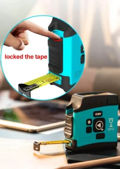 Roam Ready Heimwerkzeuge|Outdoor & Garten-Bluetooth-Maßband – Intelligentes digitales Messwerkzeug