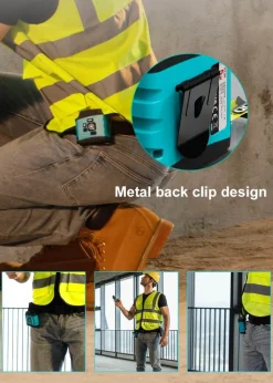 Roam Ready Heimwerkzeuge|Outdoor & Garten-Bluetooth-Maßband – Intelligentes digitales Messwerkzeug