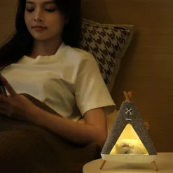 Illuminate Home Beleuchtung-Bluetooth-Nachtlichtlautsprecher - Tragbare mehrfarbige LED-Lampe