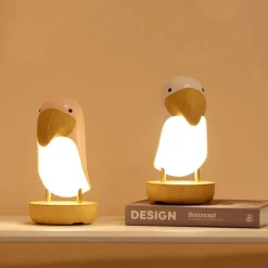 Bright Accents Beleuchtung-Bluetooth-Specht-Nachtlicht – Stilvolle Einschlafhilfe und Stimmungsaufheller