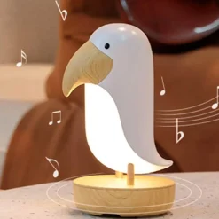 Bright Accents Beleuchtung-Bluetooth-Specht-Nachtlicht – Stilvolle Einschlafhilfe und Stimmungsaufheller