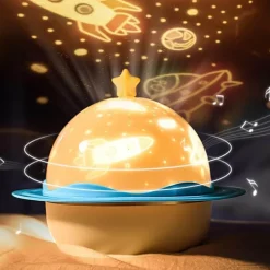 Bright Accents Beleuchtung-Bluetooth-Sternenprojektorlampe – Stimmungslichtprojektor für den Nachthimmel