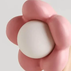 Bright Accents Beleuchtung-Blumenhasen-Tischlampe – Dekorative Harzleuchte