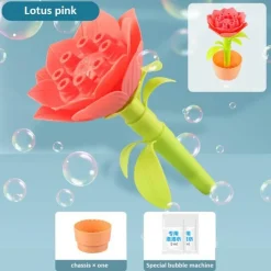 The Decor Haven Babyspielzeug-Blumen-Seifenblasenmacher - Seifenblasenspielzeug für Kinder