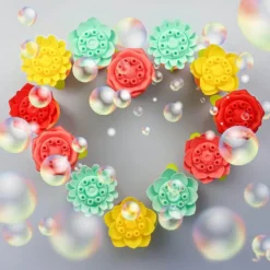 The Decor Haven Babyspielzeug-Blumen-Seifenblasenmacher - Seifenblasenspielzeug für Kinder