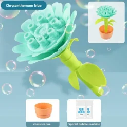 The Decor Haven Babyspielzeug-Blumen-Seifenblasenmacher - Seifenblasenspielzeug für Kinder