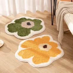 Warm Weaves Boden & Teppiche-Blumenteppich - Dekorativer Blumen-Akzentteppich