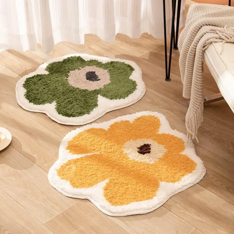 Warm Weaves Boden & Teppiche-Blumenteppich - Dekorativer Blumen-Akzentteppich