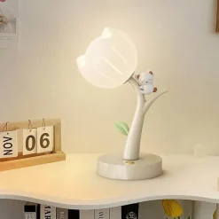 Illuminate Home Beleuchtung-Blumen-Tischlampe – Niedliche dekorative Leuchte