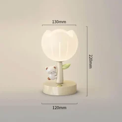 Illuminate Home Beleuchtung-Blumen-Tischlampe – Niedliche dekorative Leuchte