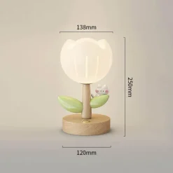 Illuminate Home Beleuchtung-Blumen-Tischlampe – Niedliche dekorative Leuchte
