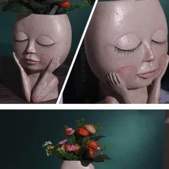 Timeless Vessels Outdoor & Garten-Blumentopf mit nordischem Peace-Design für Damen