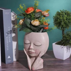 Timeless Vessels Outdoor & Garten-Blumentopf mit nordischem Peace-Design für Damen