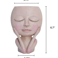 Timeless Vessels Outdoor & Garten-Blumentopf mit nordischem Peace-Design für Damen