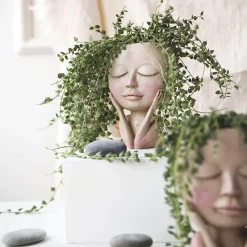 Timeless Vessels Outdoor & Garten-Blumentopf mit nordischem Peace-Design für Damen