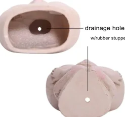 Timeless Vessels Outdoor & Garten-Blumentopf mit nordischem Peace-Design für Damen