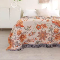 Snug u0026 Soft Bettzeug-Bohemian Sofadecke - Ganzjahres-Antirutschbezug