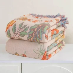 Snug u0026 Soft Bettzeug-Bohemian Sofadecke - Ganzjahres-Antirutschbezug