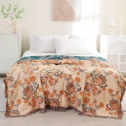 Snug u0026 Soft Bettzeug-Bohemian Sofadecke - Ganzjahres-Antirutschbezug