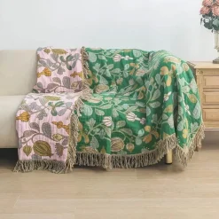 Snug u0026 Soft Bettzeug-Bohemian Sofadecke - Ganzjahres-Antirutschbezug