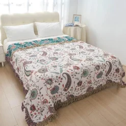 Snug u0026 Soft Bettzeug-Bohemian Sofadecke - Ganzjahres-Antirutschbezug