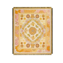 Cozy Haven Bettzeug-Boho Blumendecke - Gemütliches Sofadekor