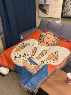 Wrap u0026 Relax Bettzeug-Boho Chic Überwurfdecke - Gemütliche Picknick- und Wohnzimmerdecke