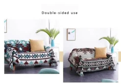 Cozy Haven Bettzeug-Boho Gestrickte Überwurfdecke - Gemütliches Boho Home Decor