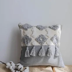 Cozy Cushions Bettzeug-Boho Kissenbezug aus Baumwolle - Ethno Wohndekor Akzent