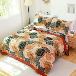 The Blanket Nook Bettzeug-Boho-Baumwolldecke – Leichte Sommerdecke für Betten und Sofas