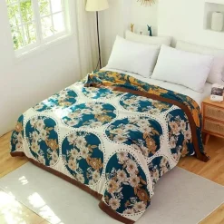 The Blanket Nook Bettzeug-Boho-Baumwolldecke – Leichte Sommerdecke für Betten und Sofas